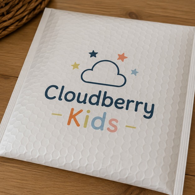 Custom padded mailers — customer photo