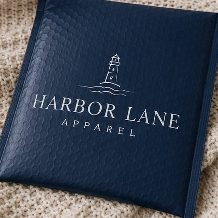 Customized bubble mailers for apparel and boutiques