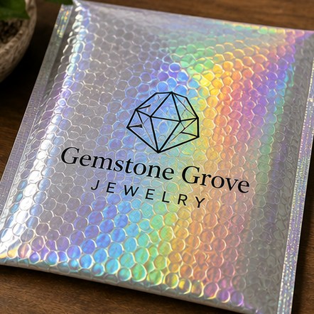 Holographic bubble mailers